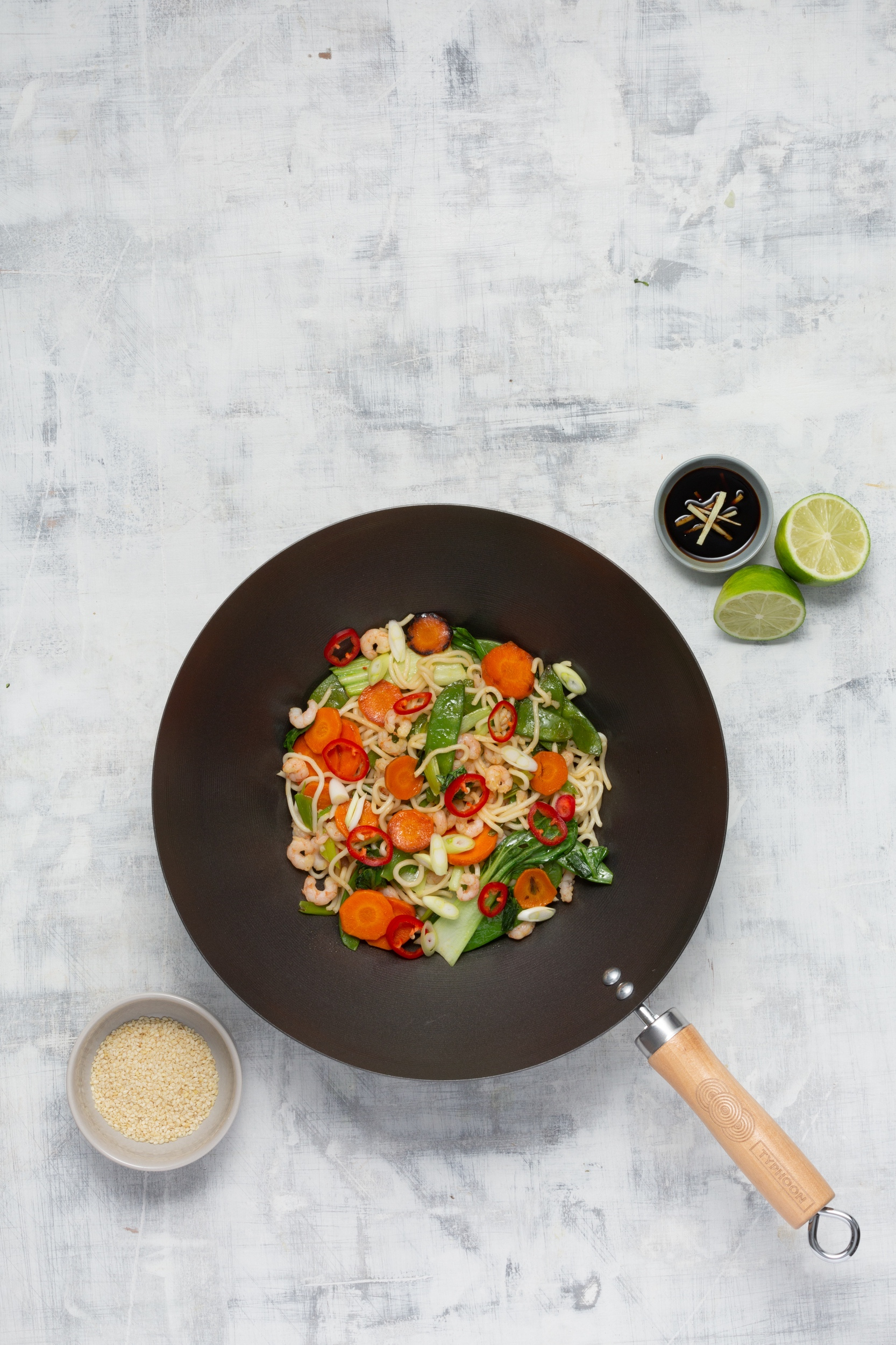 29% off on Typhoon Non-Stick Carbon Steel Wok | OneDayOnly