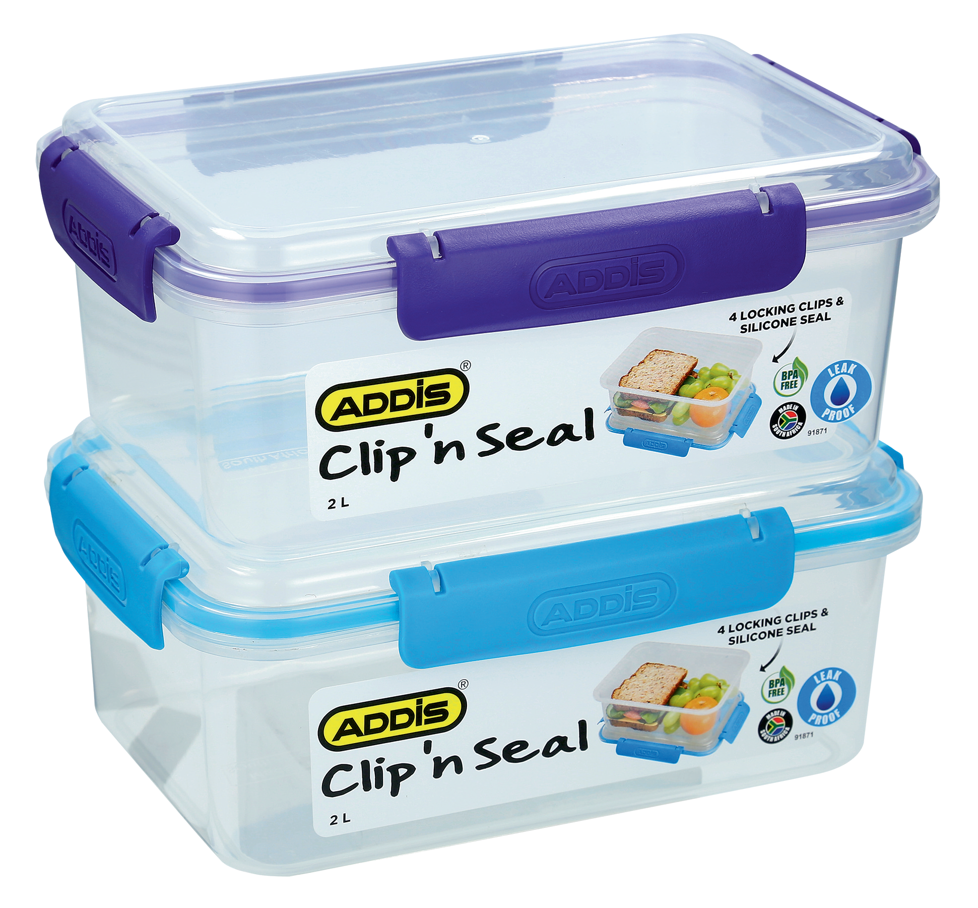 30% off on Addis 6x 2L Clip 'n Seal Rectangular | OneDayOnly