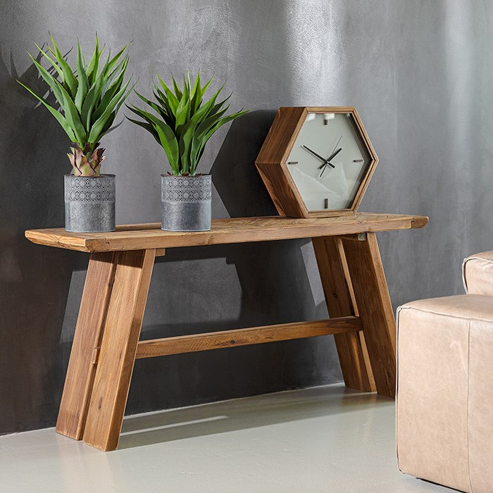 Sustainable Reclaimed Pine Console Table