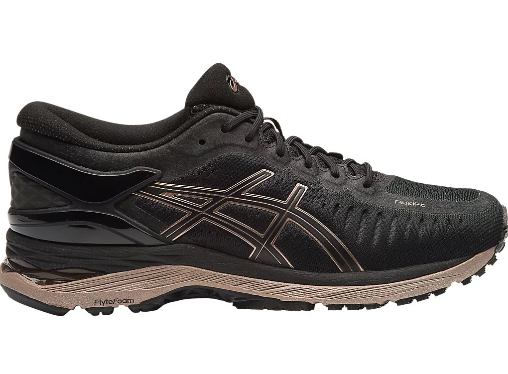 Asics metarun black and gold hotsell