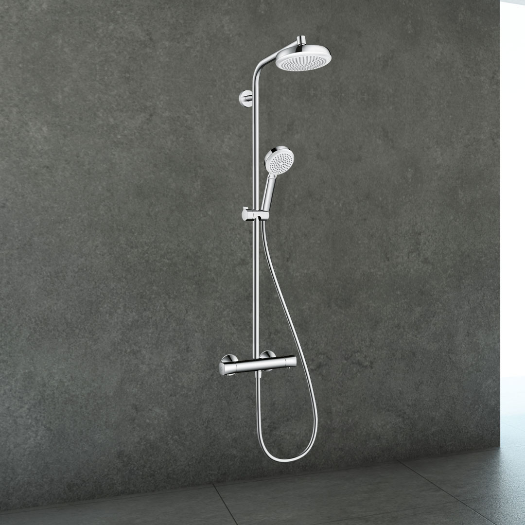 55 off on Hansgrohe Crometta Showerpipe OneDayOnly