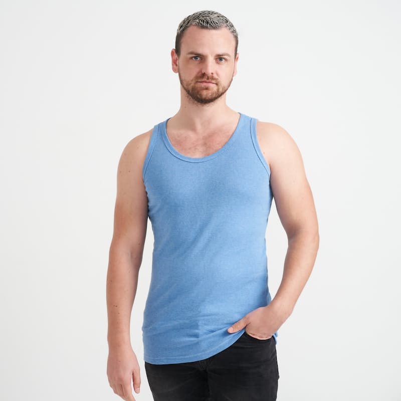 Blue - Cellular Knit