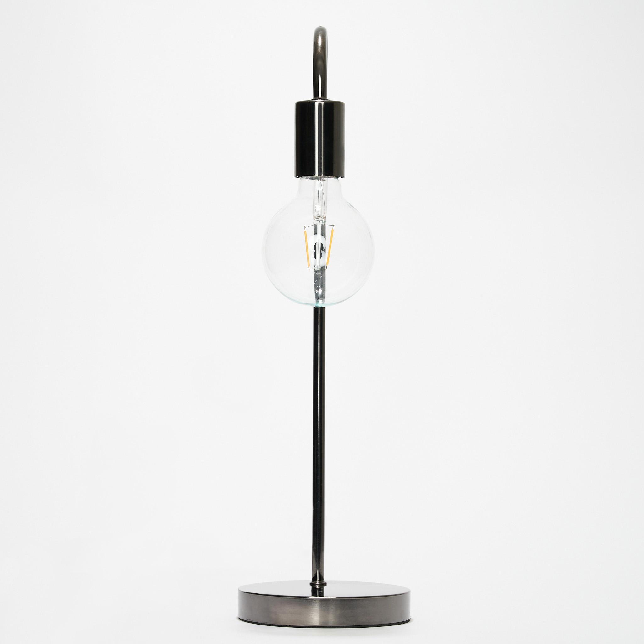 modern silver desk lamp