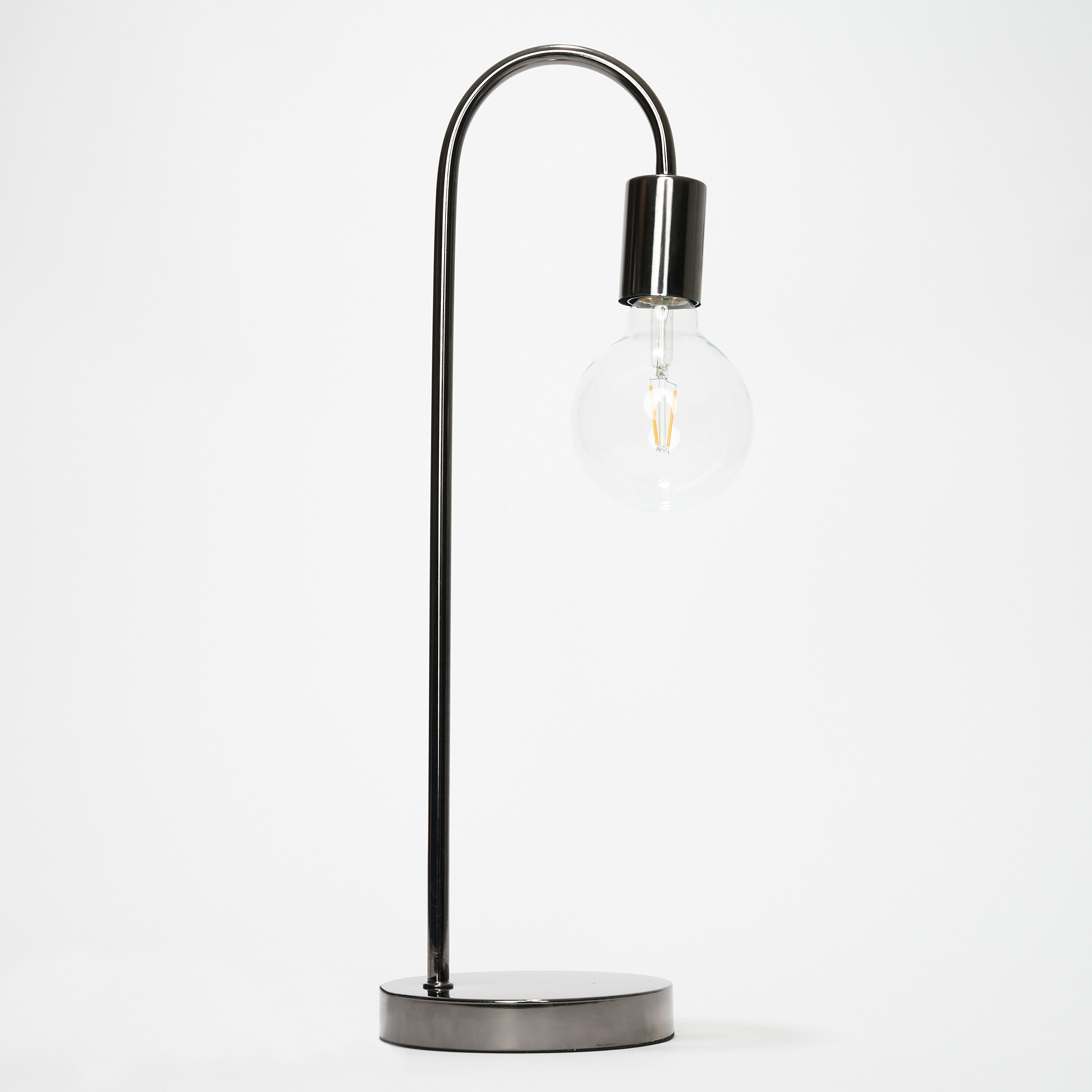 modern silver desk lamp