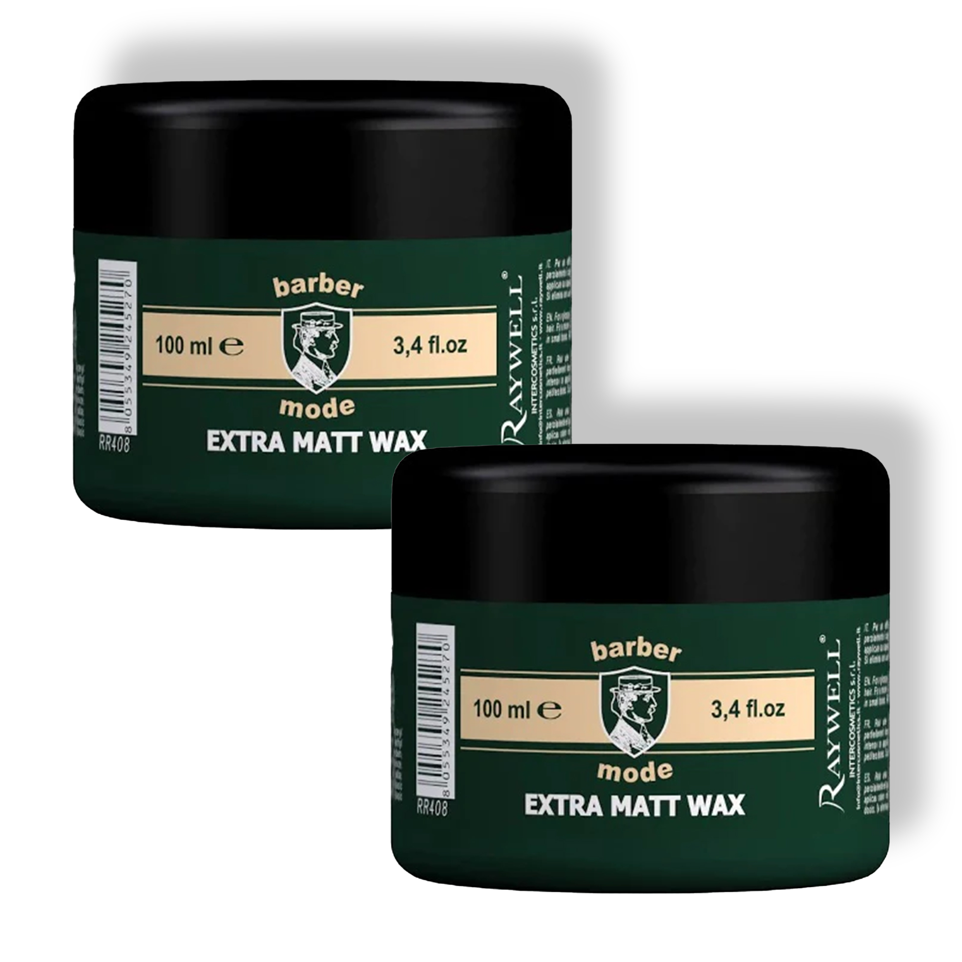44 off on 2x 100ml Barber Mode Extra Matt Hair Wax OneDayOnly