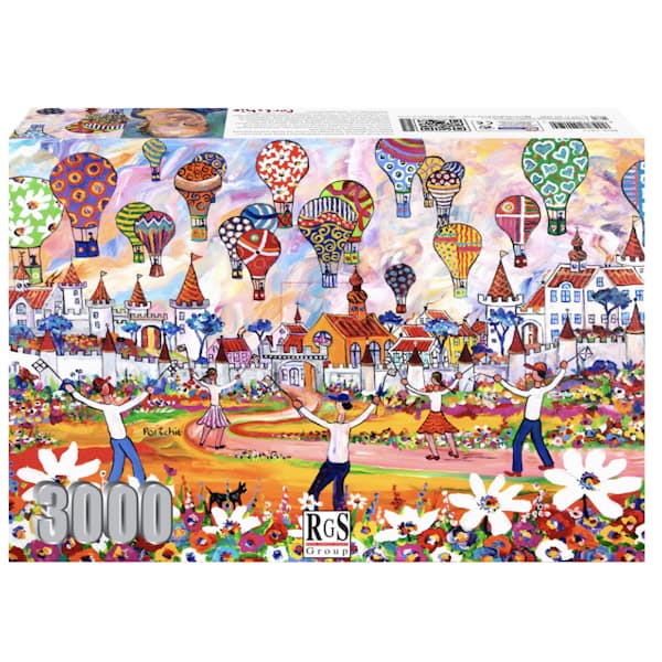 3000-Piece Balloons By Portchie Jigsaw Puzzle