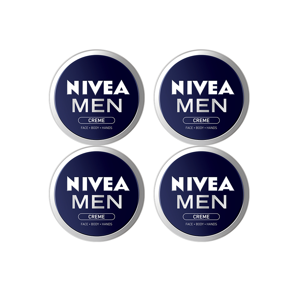 31 off on NIVEA MEN 4x 75ml Face Cream Tins OneDayOnly