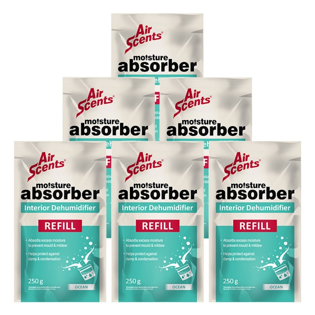 Air Scents 6x 250g Moisture Absorber Refill OneDayOnly
