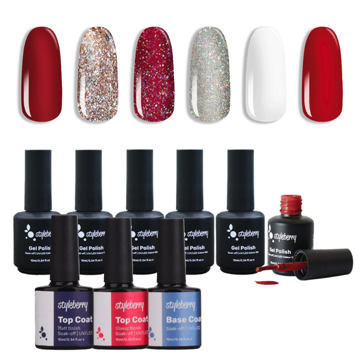 9-Piece Kit: 6-Piece Gel + 3 Essential Set