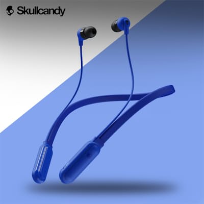 Ink'd Bluetooth Cobalt Blue Wireless Earbuds with Microphone