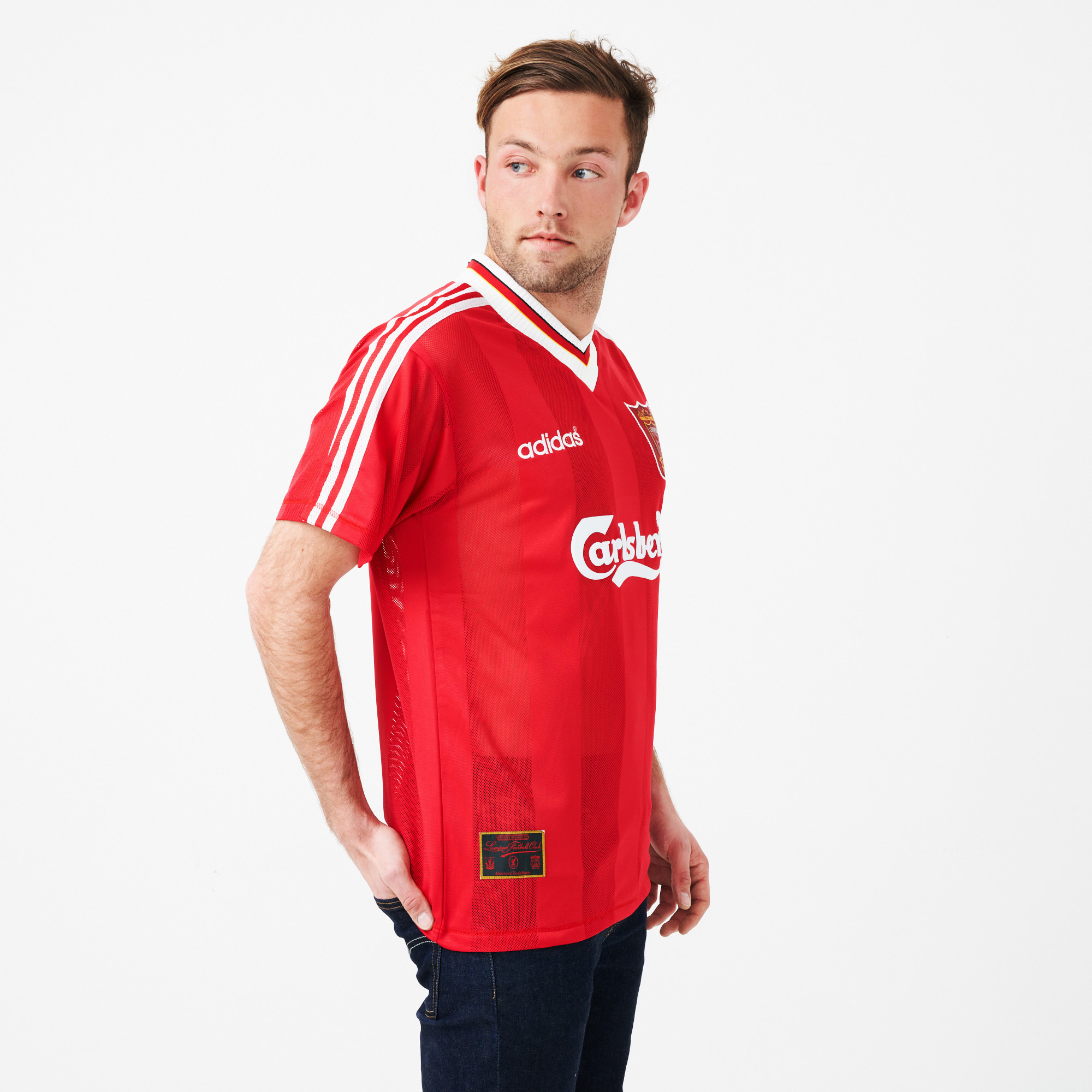25% off on Men's Liverpool 95/96 Home Kit | OneDayOnly
