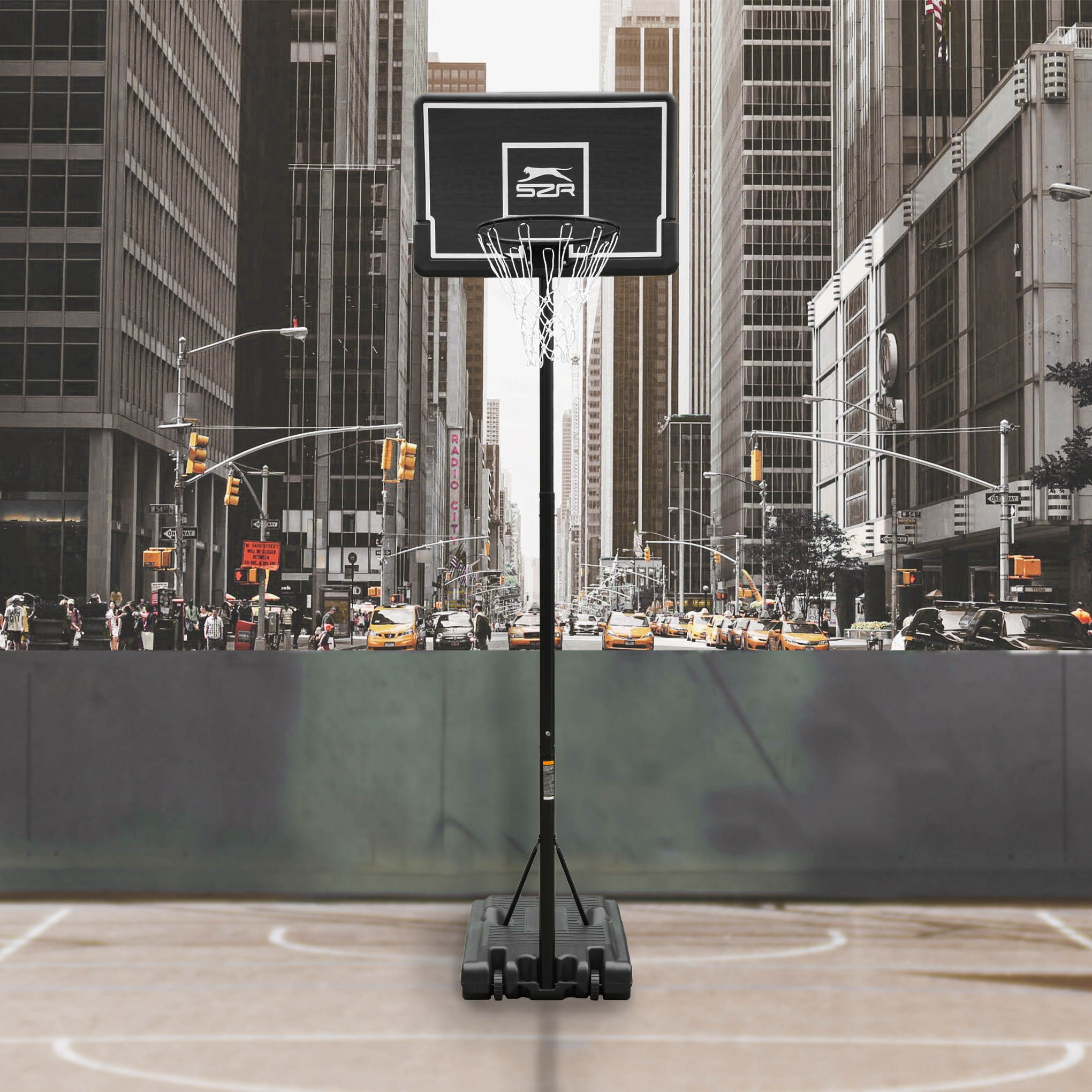 30 off on Slazenger Basketball Stand with Net OneDayOnly