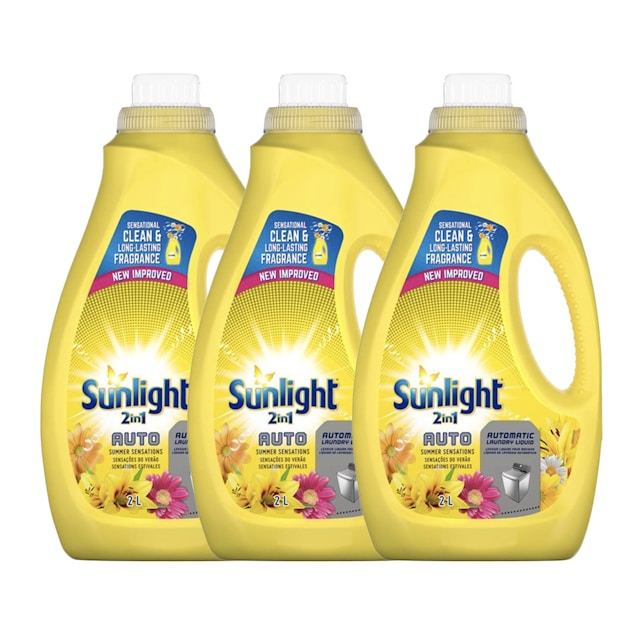 Sunlight 3x 2L Auto 2in1 Liquids OneDayOnly