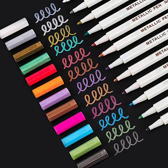 75% off on 12x Metallic Fine Point Markers | OneDayOnly