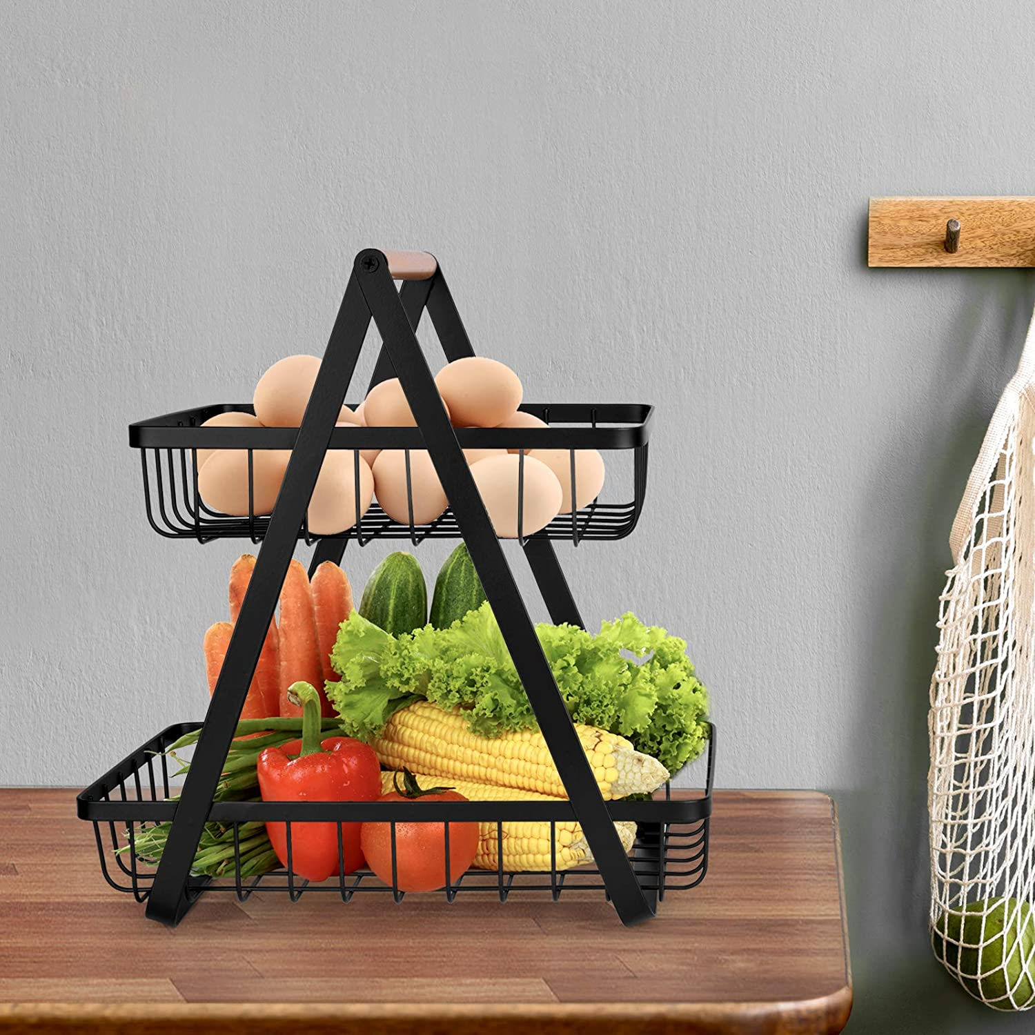28 off on HomeWise 2Tier Storage Basket OneDayOnly
