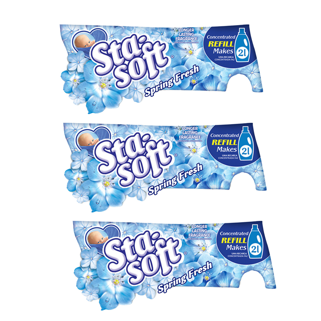 3x 500ml Fabric Conditioner Refills