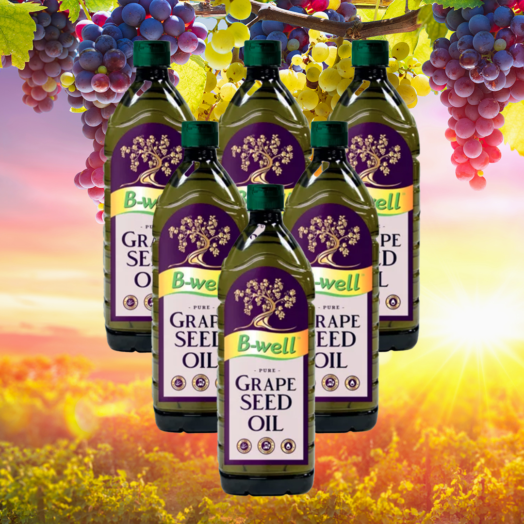 25% off on B-well 6x 1L Grapeseed Oil | OneDayOnly