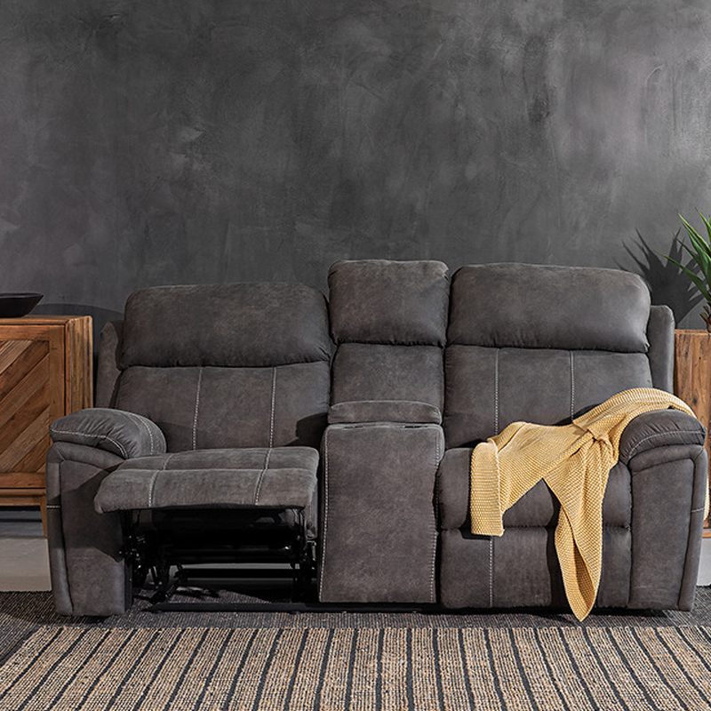2-Seater Recliner with Console
