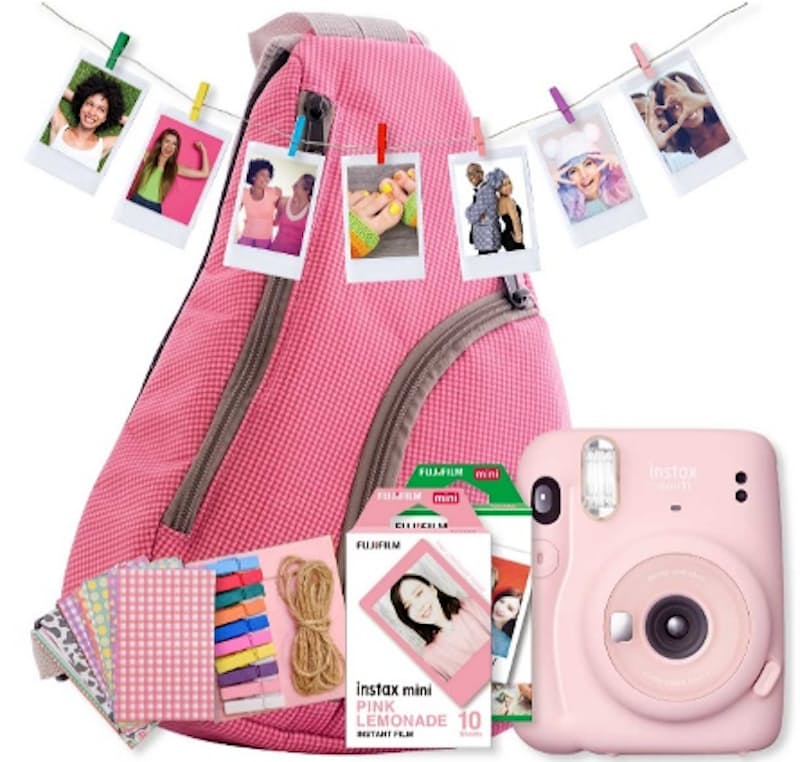 Fujifilm Instax Mini 11 blush pink Holiday Pack - Kamera Express