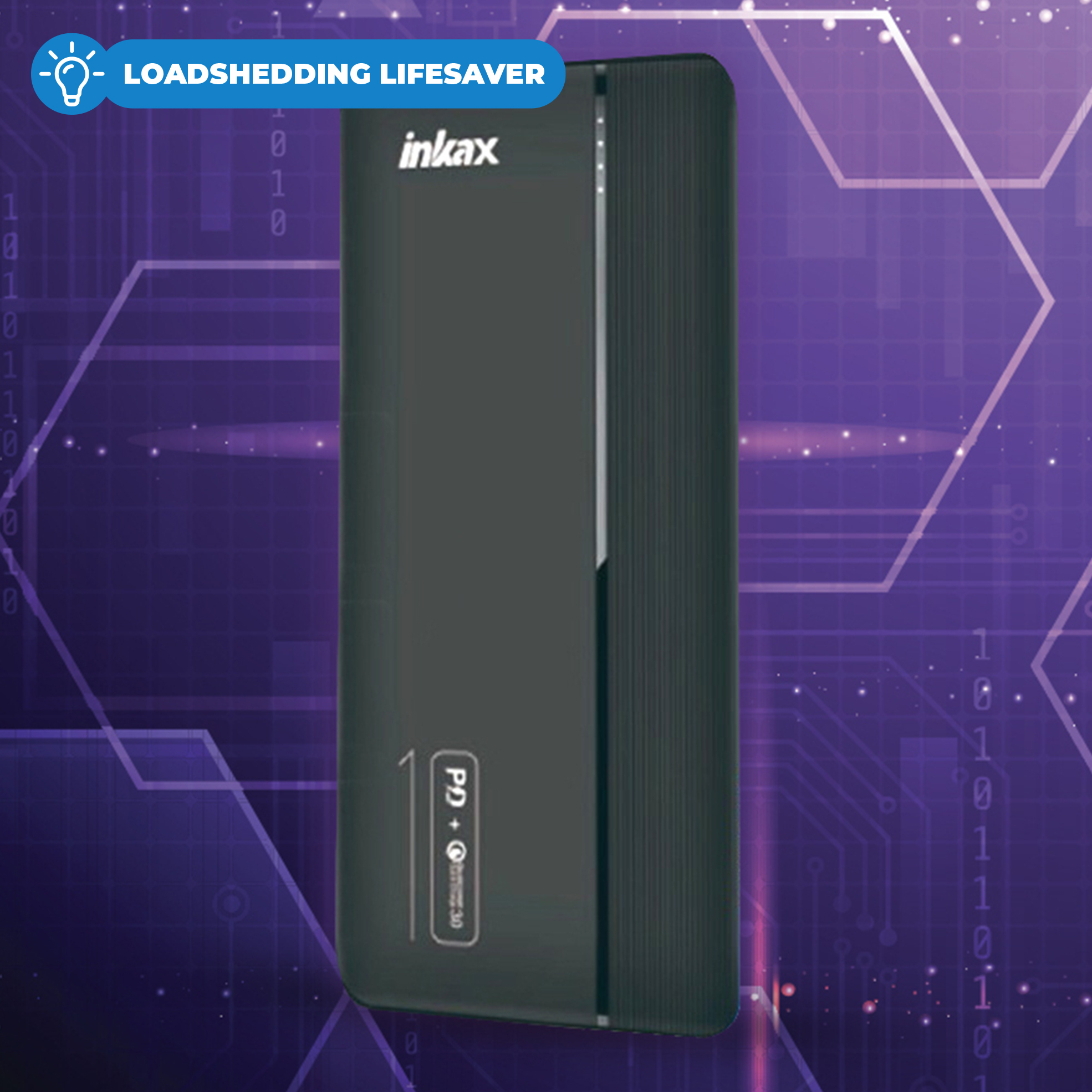 24 off on Inkax 18W Portable Power Bank OneDayOnly