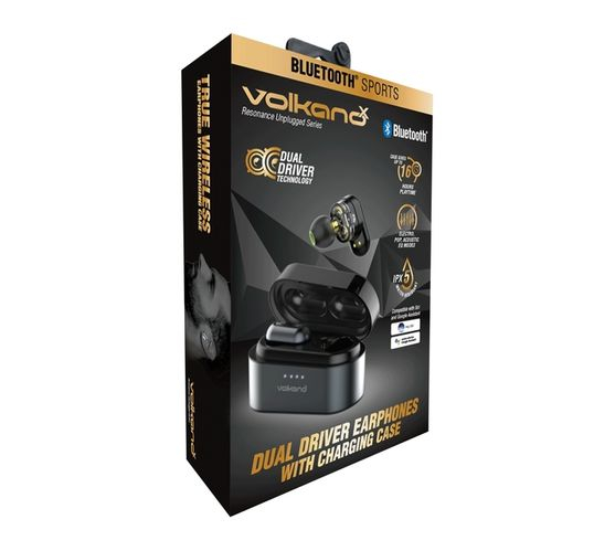 volkano resonance unplugged series dual driver true wireless earphones