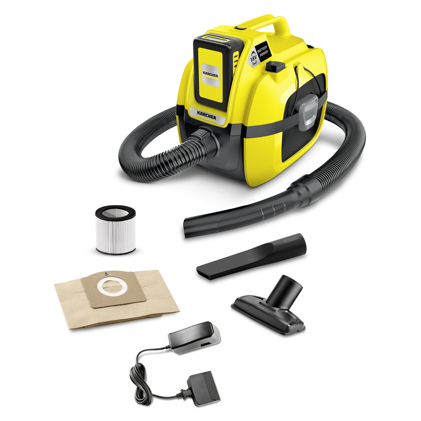 18V Battery Operated Wet and Dry Vacuum (Model: 1.198-301.0)