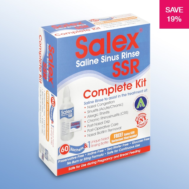 19% off on Saline Sinus Rinse Complete Kit