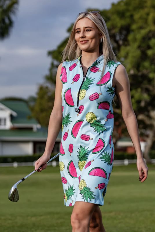 CA Funky Golf Dress  Tropical Flamingo – Custom Apparel