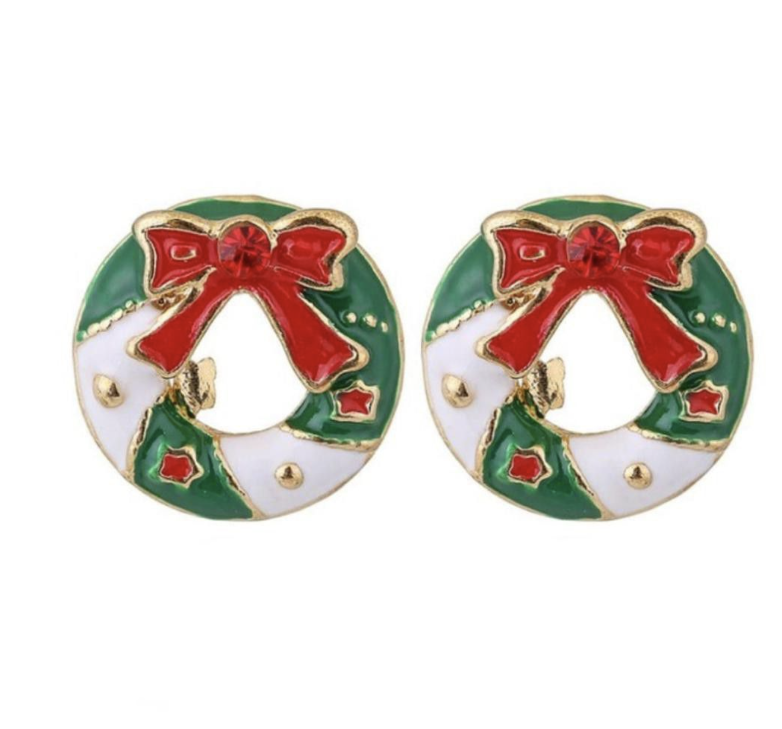 christmas earrings studs