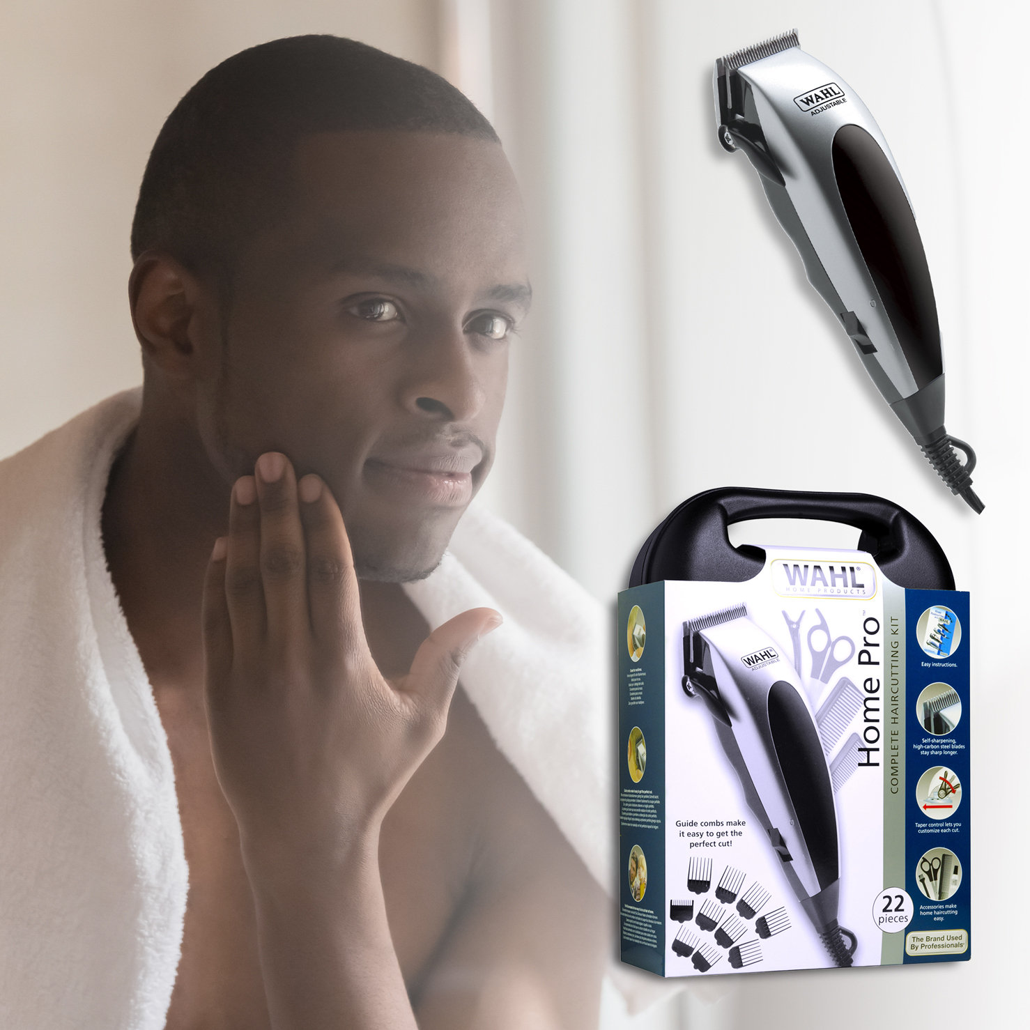 27 off on 22 Piece Home Pro Hair Clipper Kit OneDayOnly