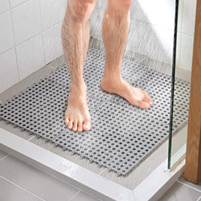 34 off on 4x Interlocking AntiSlip Shower Mat Tiles OneDayOnly