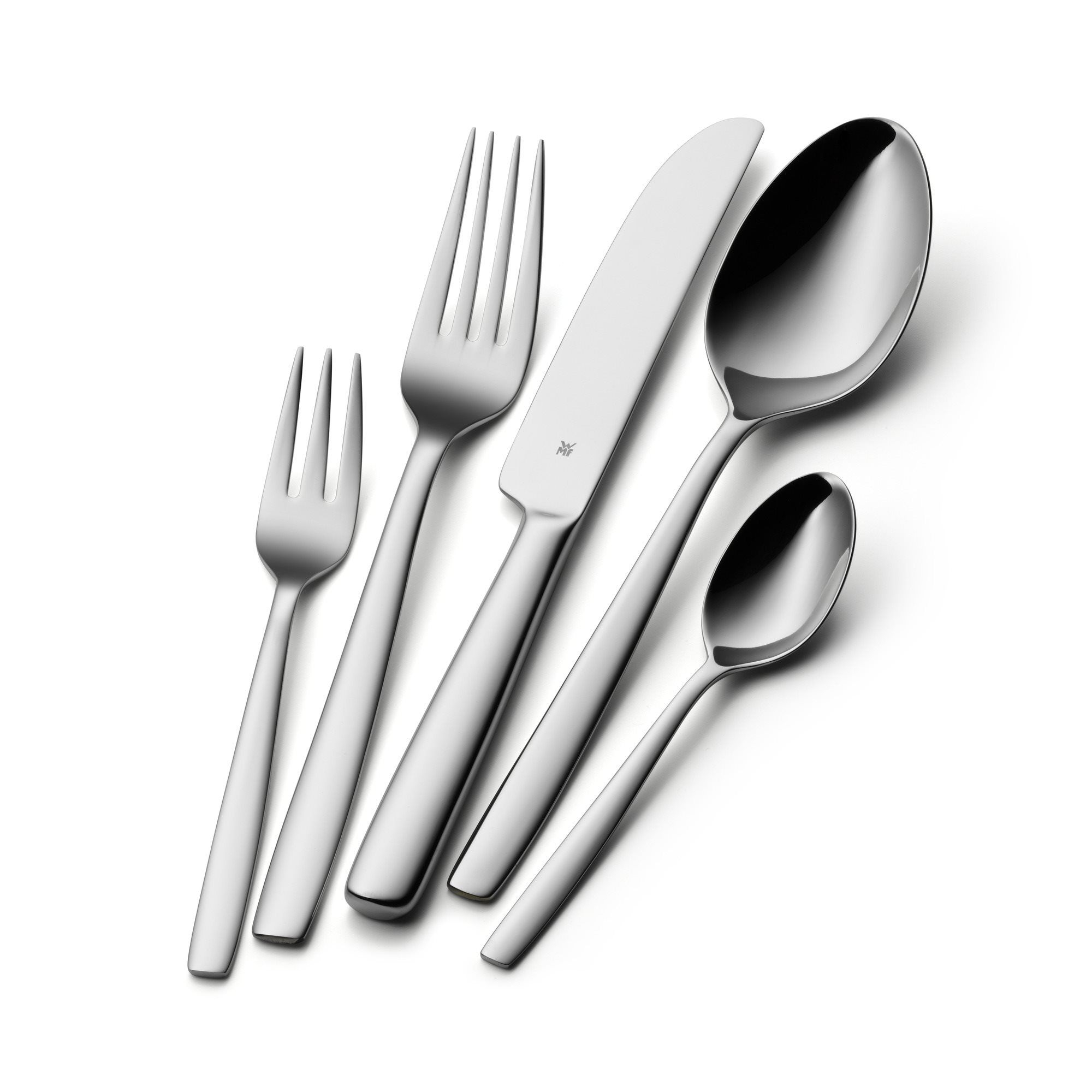 WMF Palma Cake Fork Set - 6-Piece Polished Stainless Steel Dessert Forks - View #8