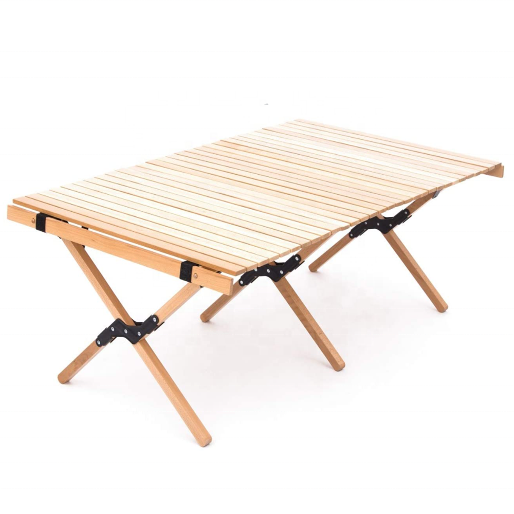 wood folding outdoor table and chairs