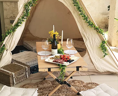 50% off on Foldable Wooden Picnic Table | OneDayOnly