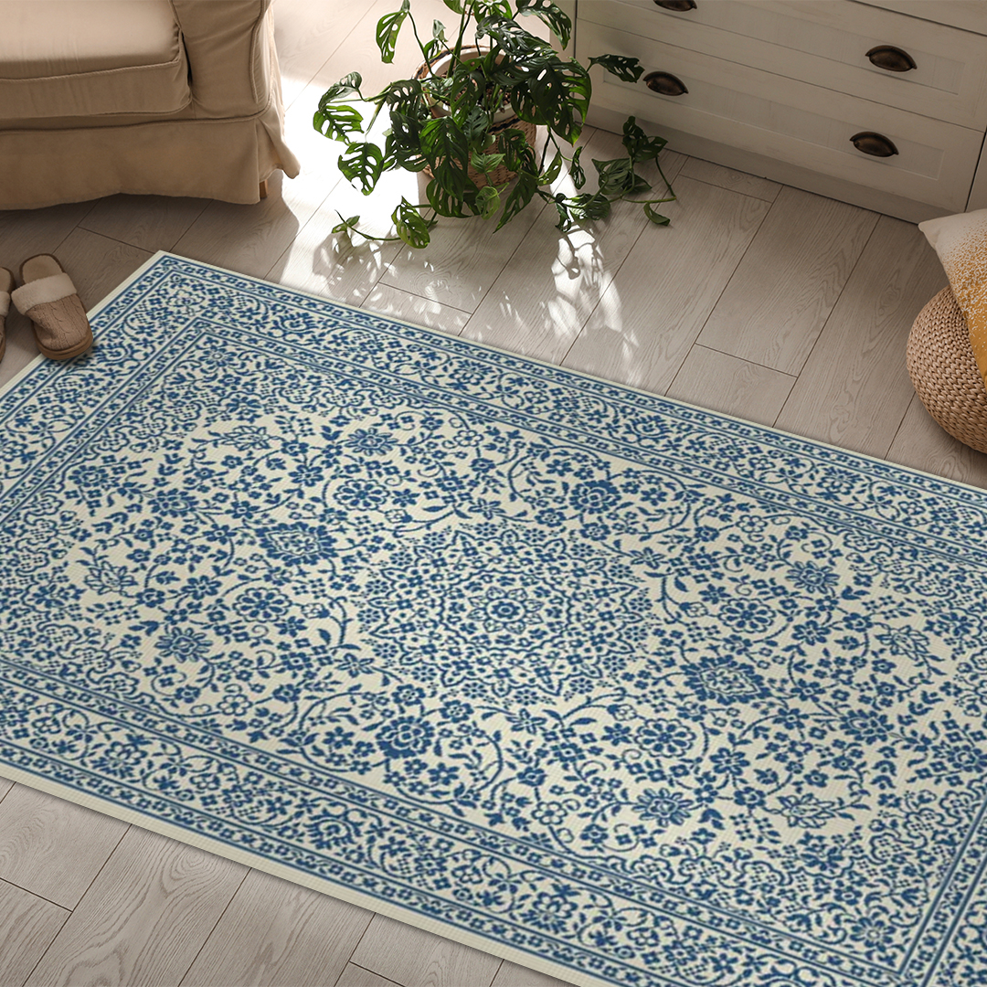 62 off on Blue & White Vintage Rug OneDayOnly