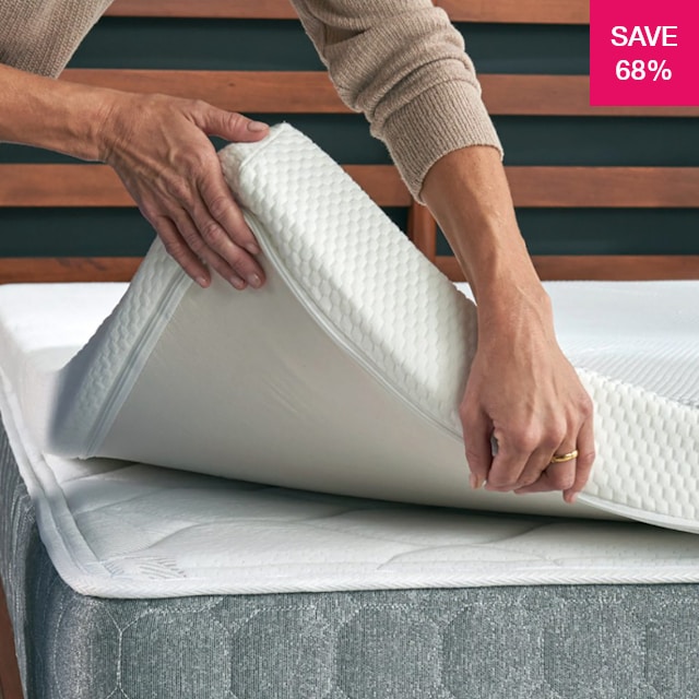 68% off on Memory Foam Mattress Topper | OneDayOnly