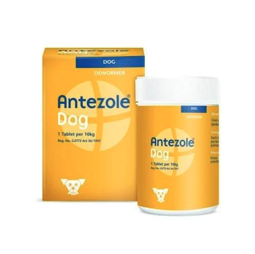 Antezole 50x Dog Deworming Tablets OneDayOnly