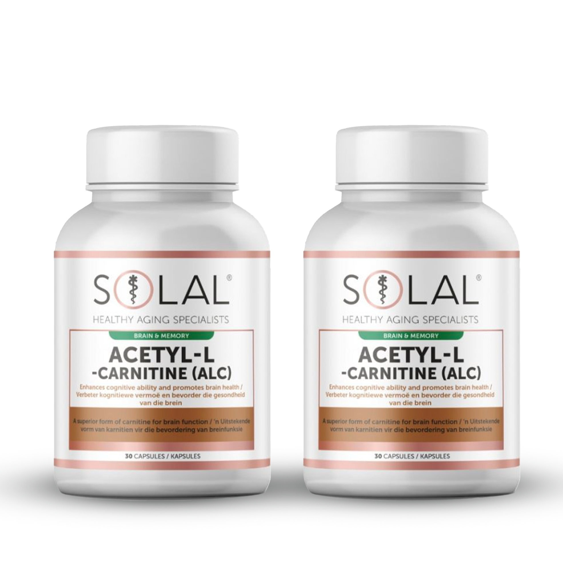 Solal 2x 30's 500mg Acetyl-L Carnitine Capsules | OneDayOnly