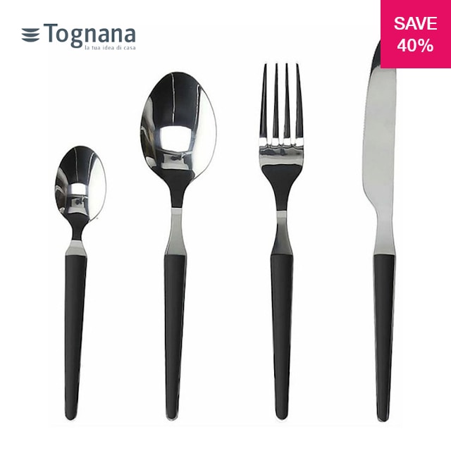Bestek Set Tognana Zen 24-delig Bestek - Crèmekleurig Roestvrij Staal | Modern Servies Voor 6 Personen Crèmekleurig Bestek Bestek Set Tognana Zen 24-delig Bestek - Crèmekleurig Roestvrij Staal | Modern Servies Voor 6 Personen Crèmekleurig Bestek