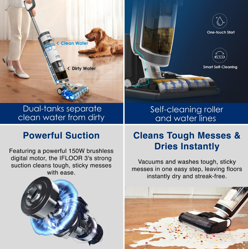 R500 off on Tineco iFloor Cordless Vacuum OneDayOnly