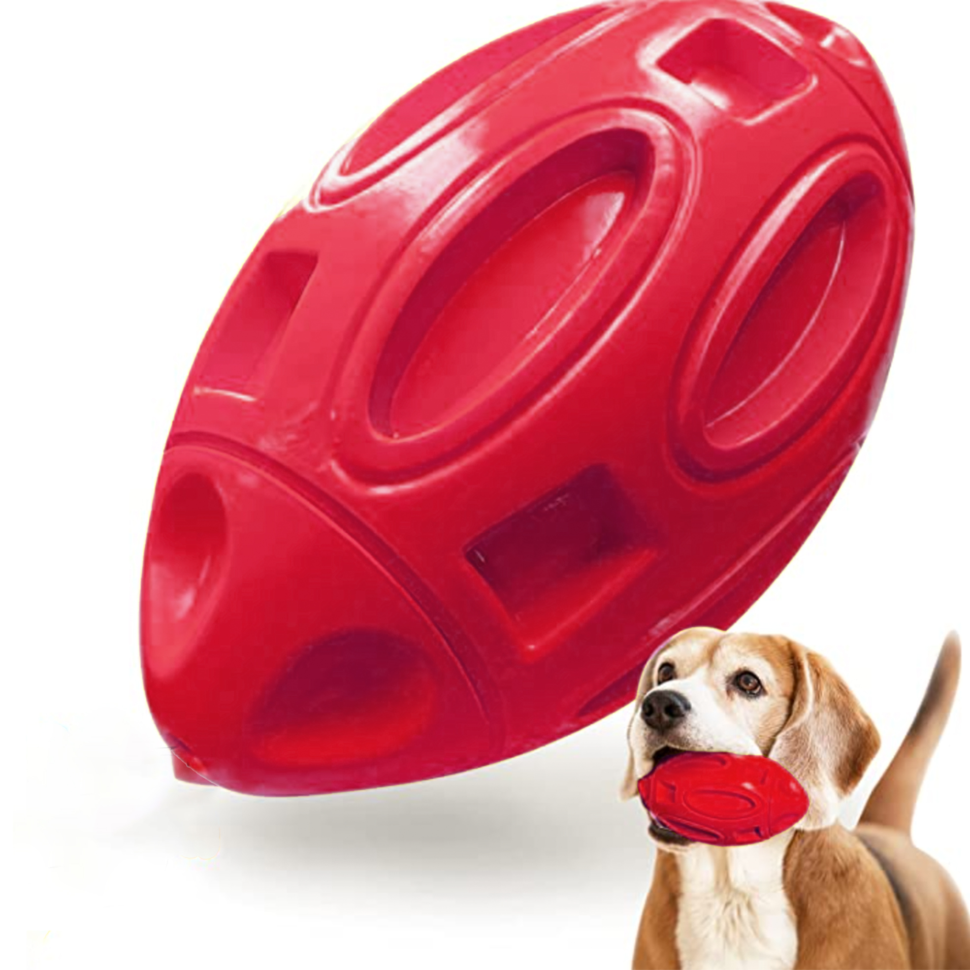 40 off on UltraStrong Rubber Rugby Dog Toy OneDayOnly