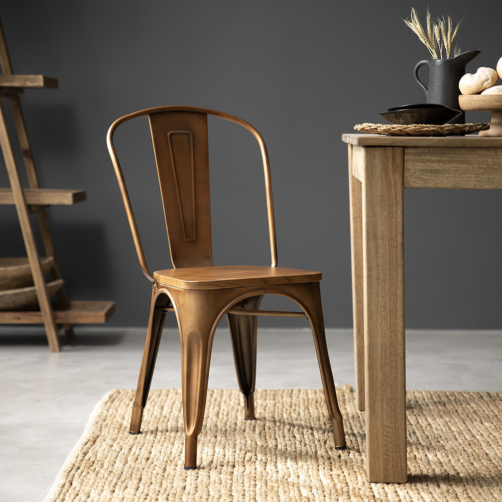 21% off on Odell Metal and Elmwood Dining Chair | OneDayOnly