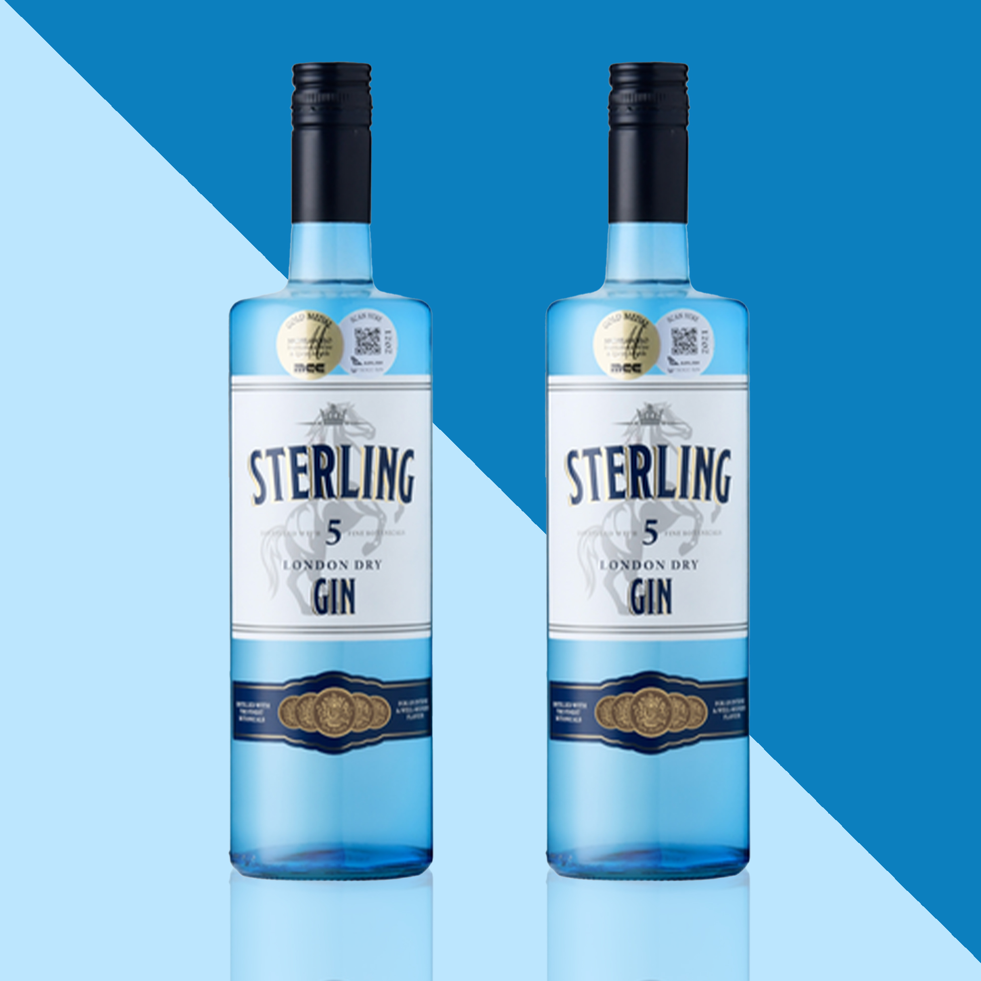 16% off on Sterling 2x 750ml London Dry Gin | OneDayOnly