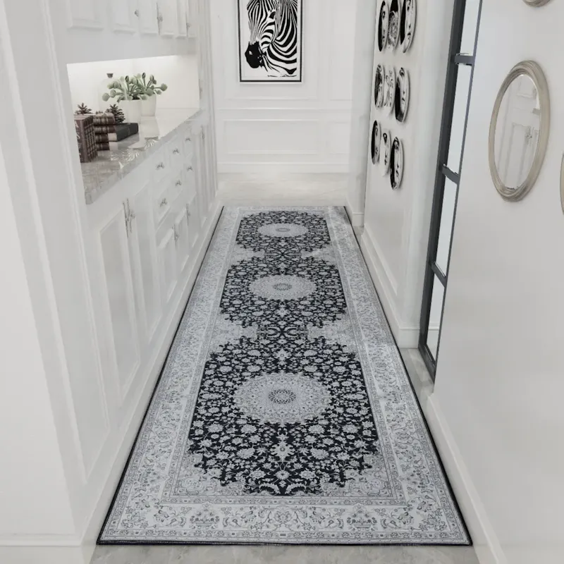 48% off on Tabriz Black Classic Shim Range Rug | OneDayOnly