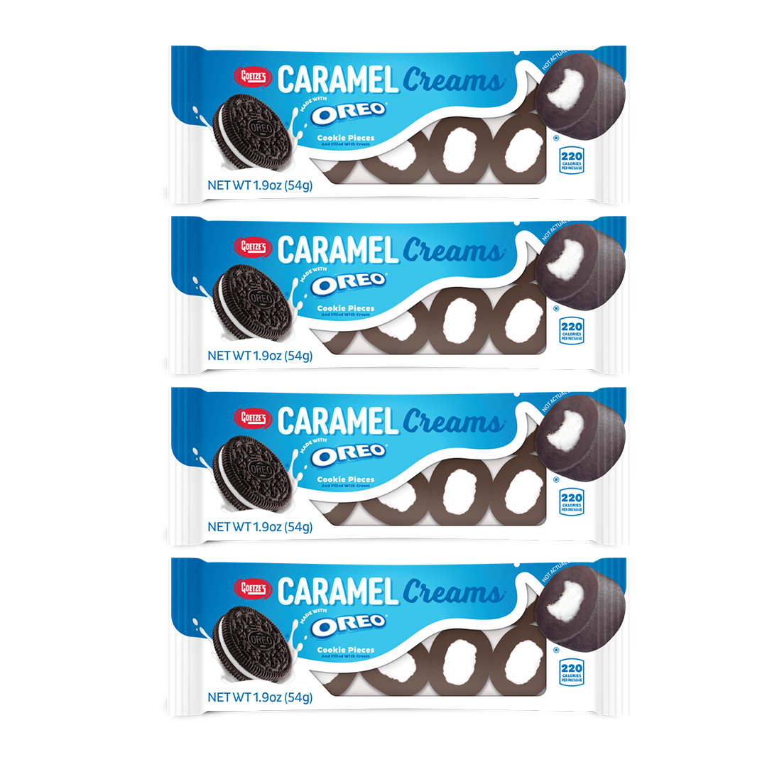 28 off on 4x 54g Caramel Creams with Oreo OneDayOnly