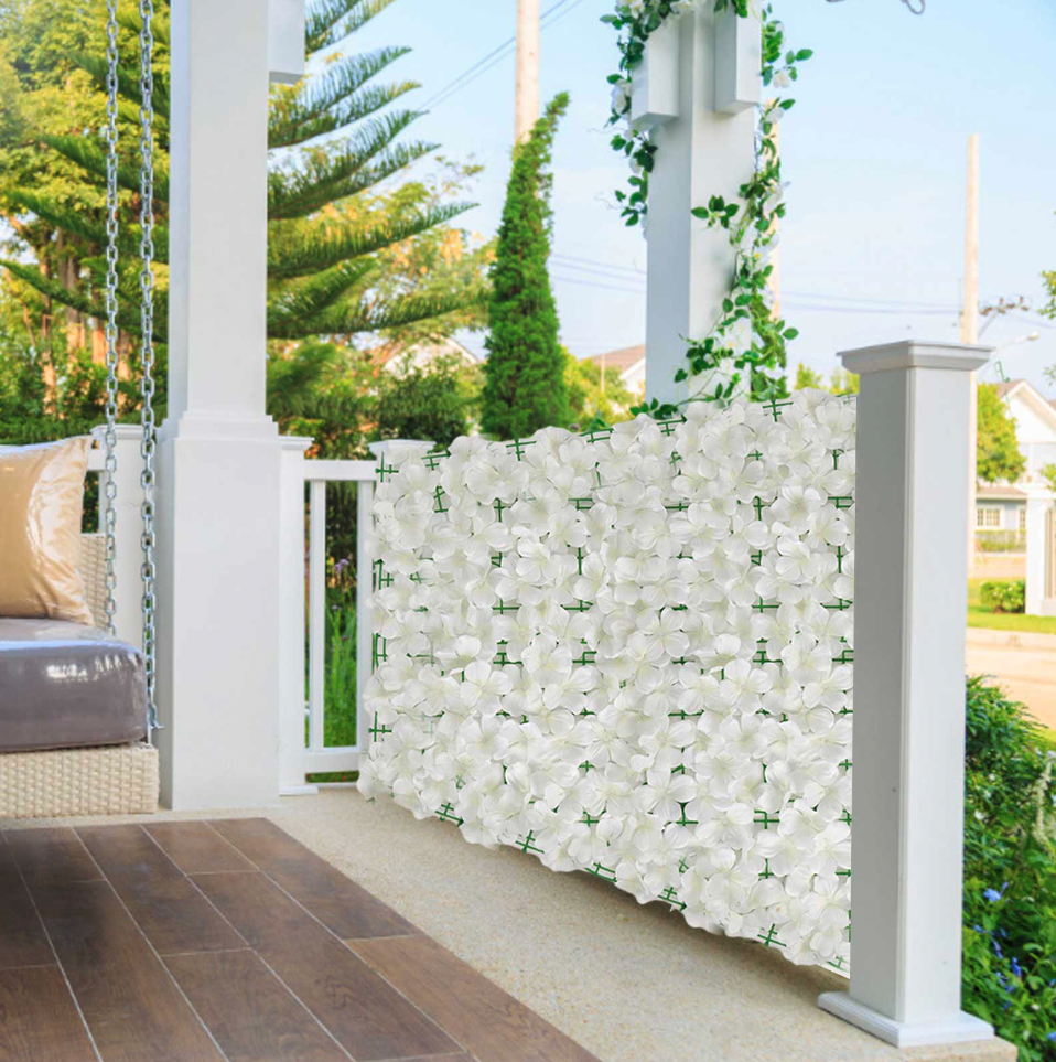 61 off on Decor 3m Artificial Flower Fence OneDayOnly