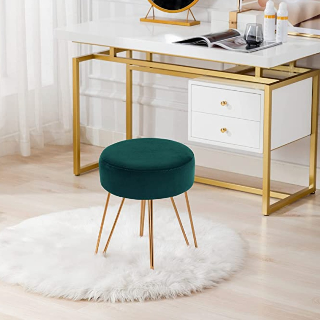 75 off on Minimalist Velvet Dressing Stool OneDayOnly
