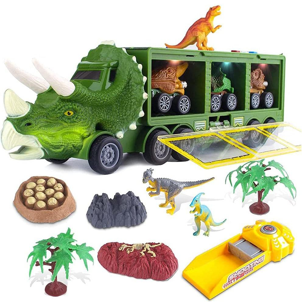 Dinosaur Truck Transport Car Toys Set