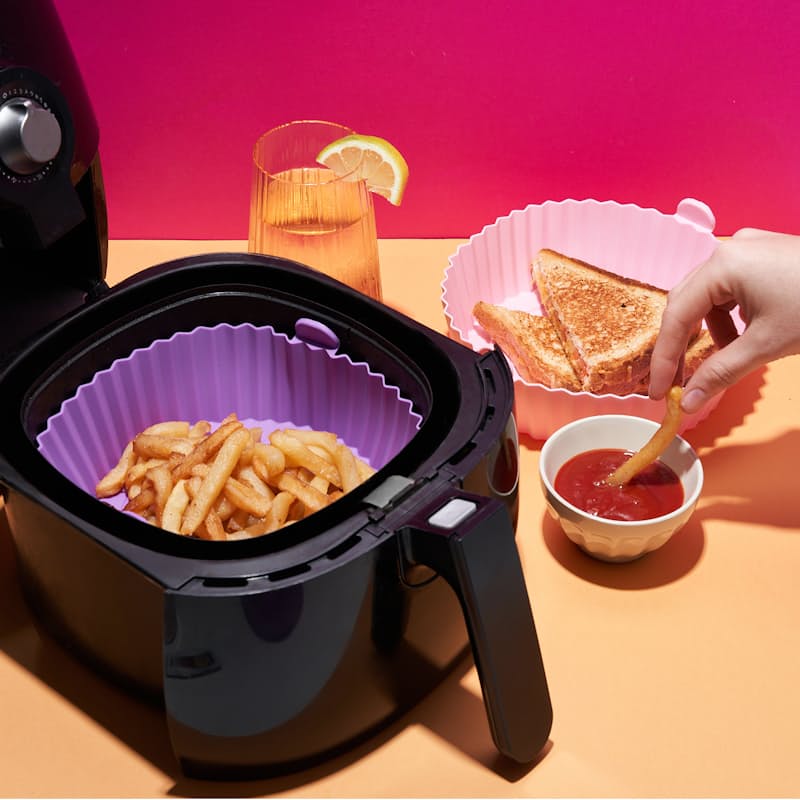57% off on 2x Silicone Air Fryer Liners