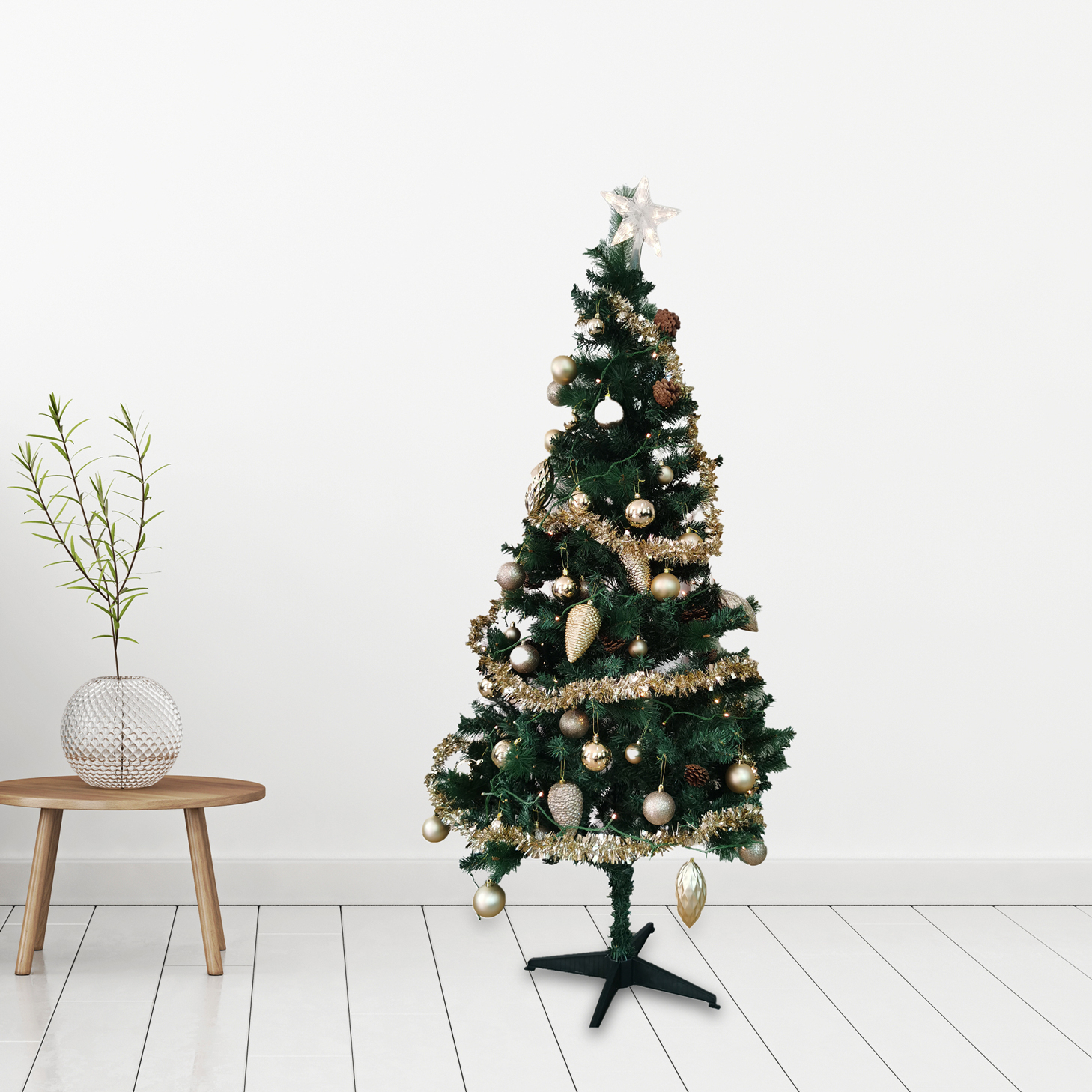 R250 off on 1.8m Golden Christmas Tree OneDayOnly